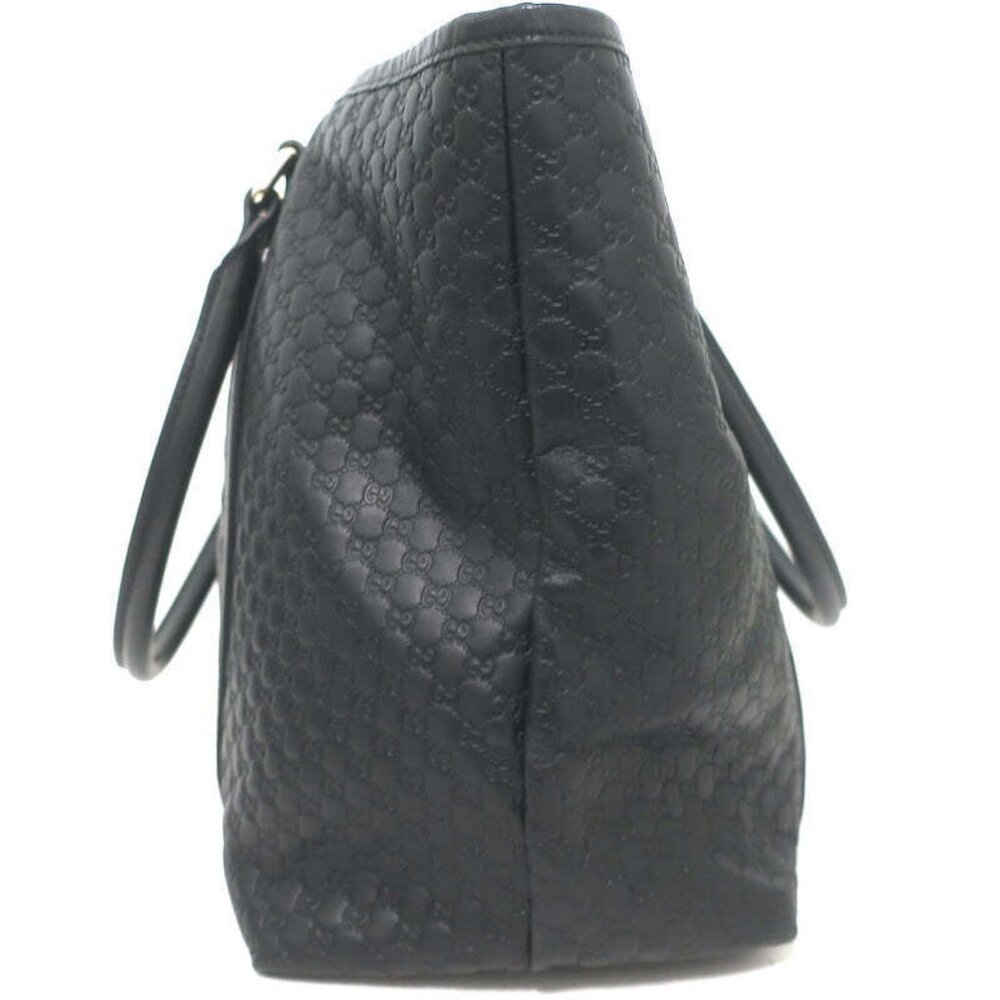 Gucci Outlet Microguccissima Joy Tote Black Leather Large Shoulder Bag - Picture 6 of 13